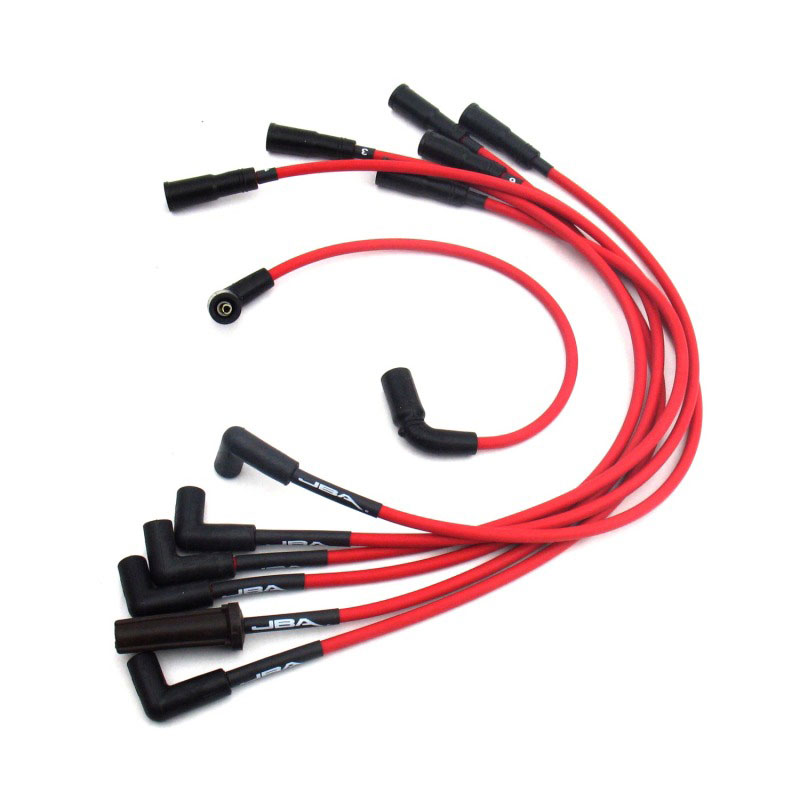 JBA w0846 | 96-03 GM 4.3L Truck Ignition Wires - Red; 1996-2003