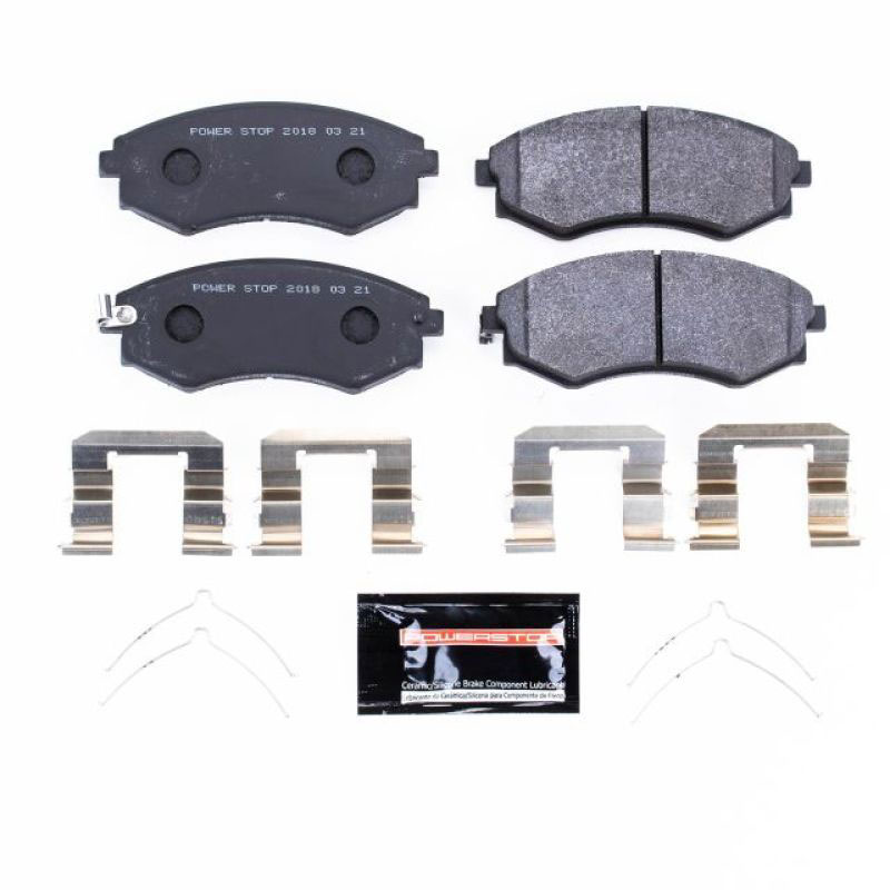 PowerStop psa-449 | Power Stop 92-01 Hyundai Elantra Front Track Day SPEC Brake Pads; 1992-2001