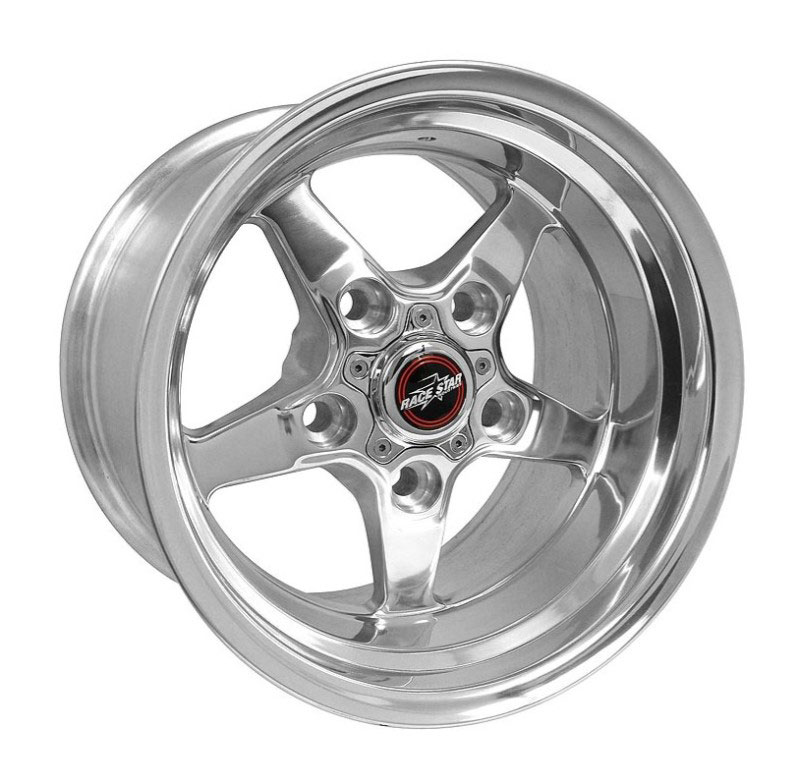 Race Star 92-705551DP | 92 Drag Star 17x10.5 5x135bc 6.125bs Direct Drill Polished Wheel