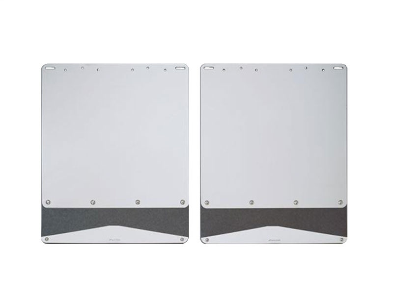 Putco 79472 | Universal - Rubber Mud Flap w/ SS Trim (6in x 10in)