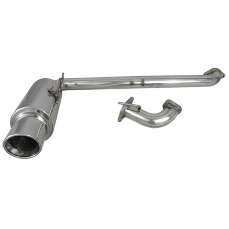 Injen SES2117 | Scion tC 60mm 304 S.S. axle-back exhaust W/ embossed logo & new S.S. resonated tip with rolled lip; 2011-2016