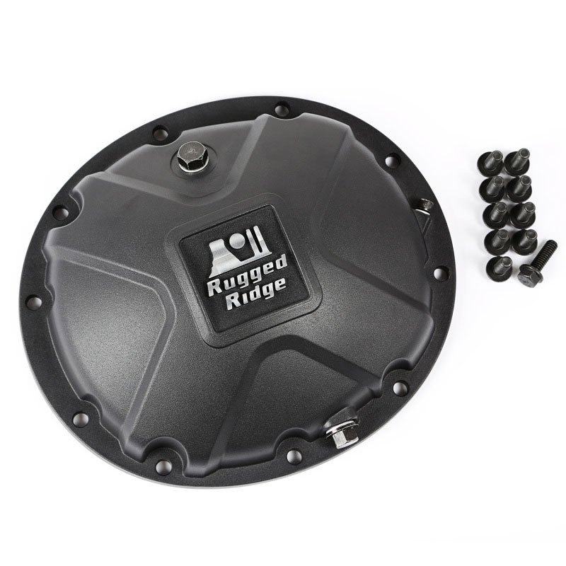 Rugged Ridge 16595.14 | Boulder Aluminum Differential Cover 84-06 D35; 1984-2006