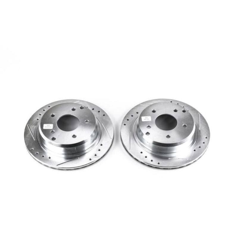 PowerStop ar8221xpr | Power Stop 84-87 Chevrolet Corvette Rear Evolution Drilled & Slotted Rotors - Pair; 1984-1987