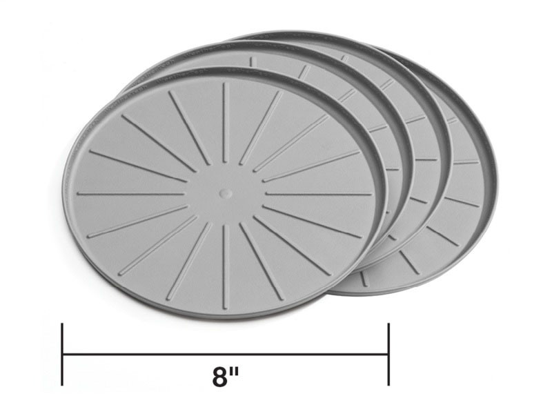 WeatherTech 8a8cstgr | Round Coaster Set - Grey - Set of 8