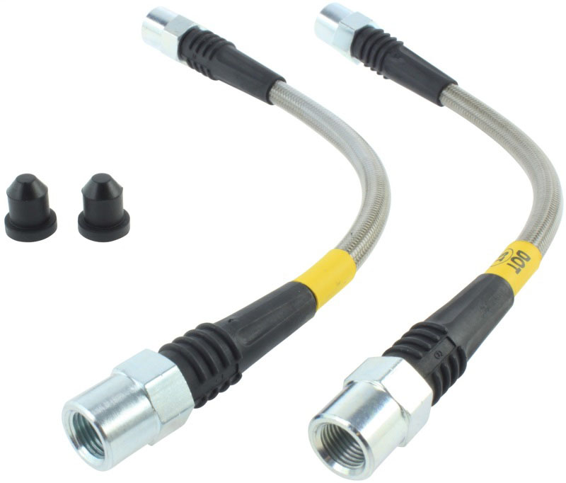 Stoptech 95034511 | StopTech 93-97 Volvo 850 Stainless Steel Rear Brake Line Kit; 1993-1997