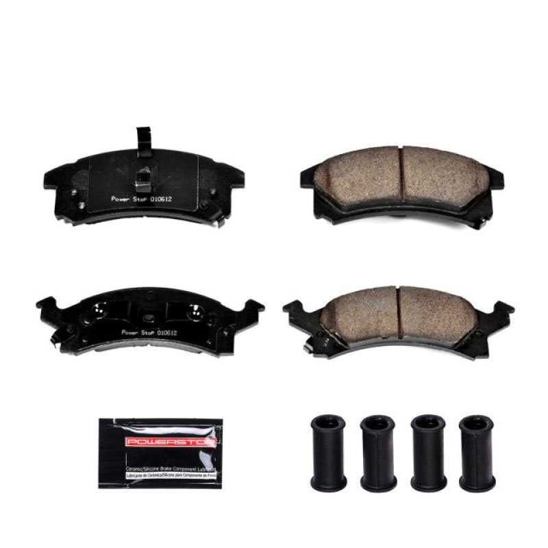 PowerStop z23-673 | Power Stop 96-98 Buick Skylark Front Z23 Evolution Sport Brake Pads w/Hardware; 1996-1998