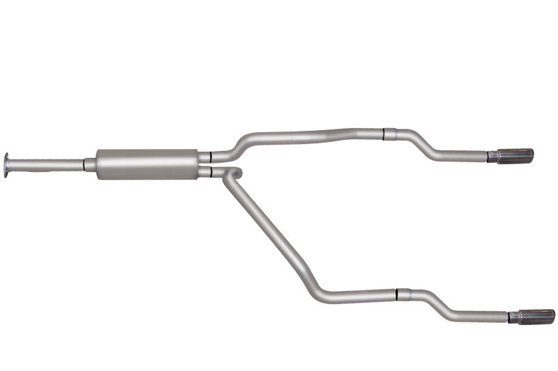 Gibson 65507 | 96-98 Chevrolet K2500 Cheyenne 5.7L 2.5in Cat-Back Dual Split Exhaust - Stainless; 1996-1998