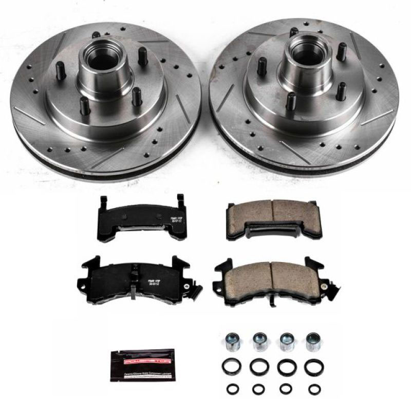 PowerStop k1482 | Power Stop 82-87 Buick Regal Front Z23 Evolution Sport Brake Kit; 1982-1987