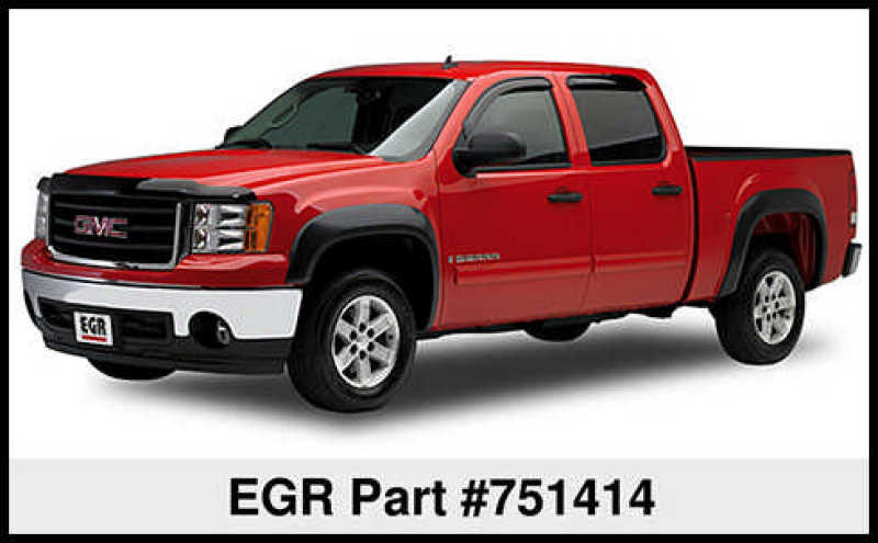 EGR 751414 | 07-13 GMC Sierra LD 5.8ft Bed Rugged Look Fender Flares - Set (751414); 2007-2013