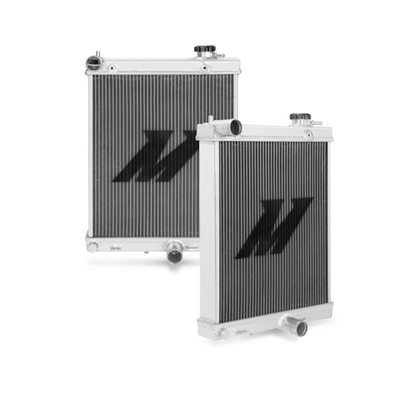 Mishimoto mmrad-evo-01h | 03-07 Mitsubishi Lancer Evo 7/8/9 Half-Size Performance Aluminum Radiator; 2003-2007