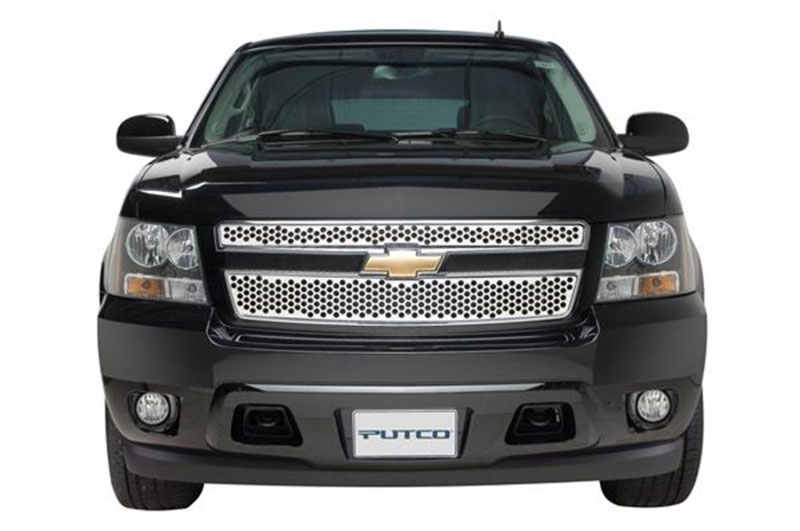 Putco 84150 | 04-09 Chevrolet Equinox Punch Stainless Steel Grilles; 2004-2009