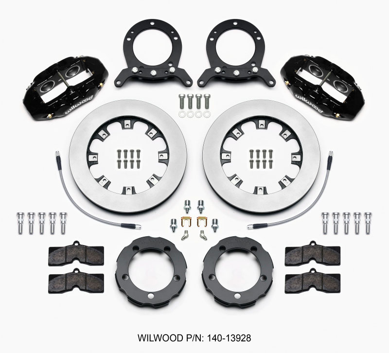 Wilwood 140-13928 | D8 Front Hat Kit 12.19in Rotor 76-77 Ford Bronco Dana 44 w/Lines; 1976-1977