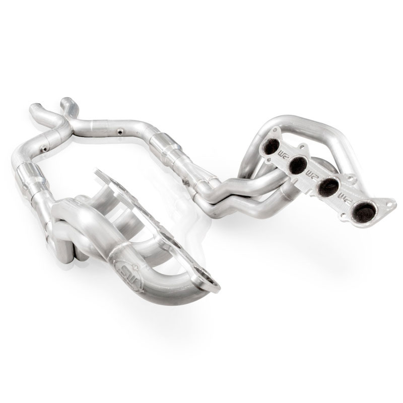 Stainless Works M11HDRCATX | Ford Mustang GT Headers 1-7/8" with Catted X-Pipe; 2011-2014