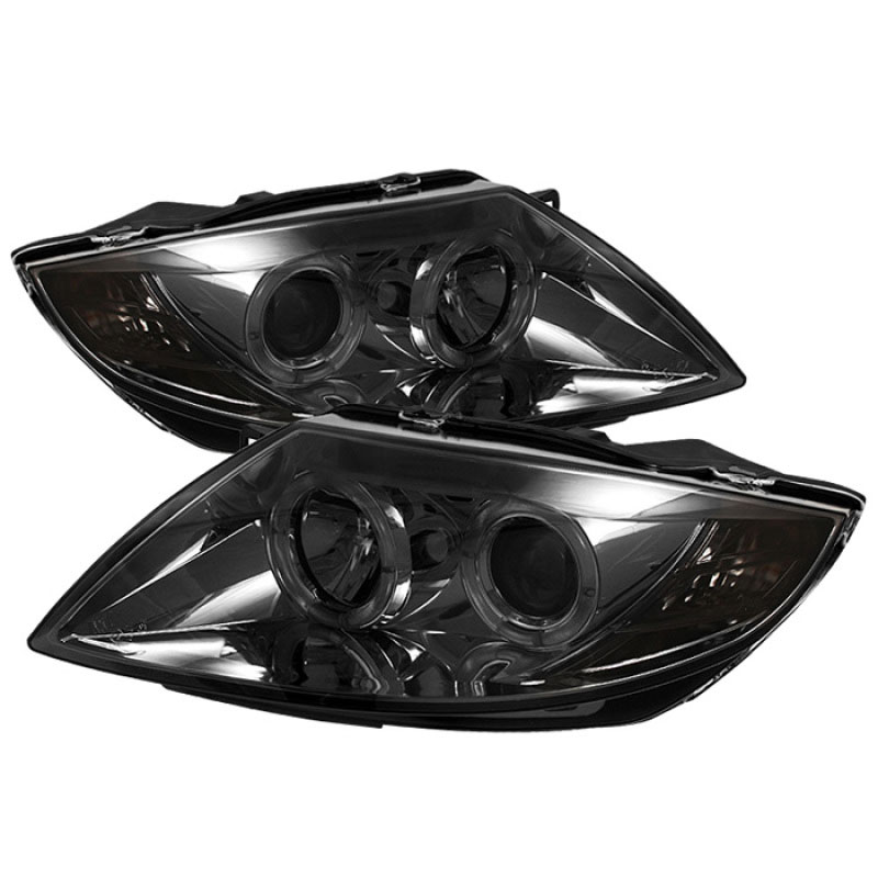 SPYDER 5017413 | Spyder BMW Z4 ( Non HID Type ) Halo Projector Headlights - Smoke - (PRO-YD-BMWZ403-HL-SM); 2003-2008