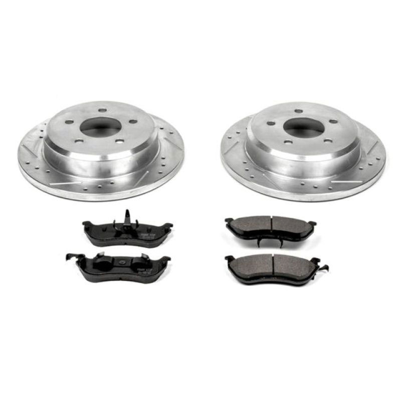 PowerStop k1331 | Power Stop 96-02 Ford Crown Victoria Rear Z23 Evolution Sport Brake Kit; 1996-2002