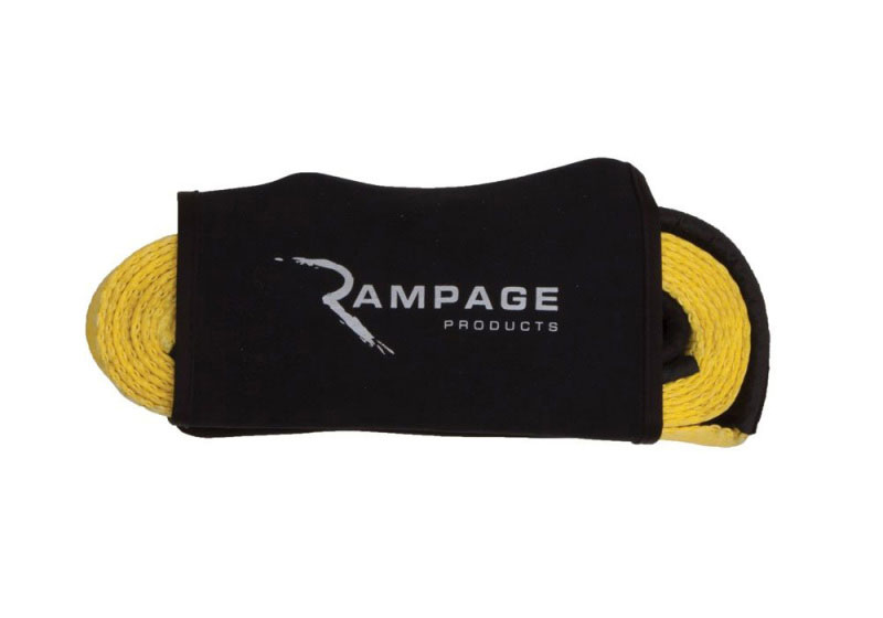 Rampage 86687 | 1955-2019 Universal Recovery Trail Strap 3ftX 30ft - Yellow