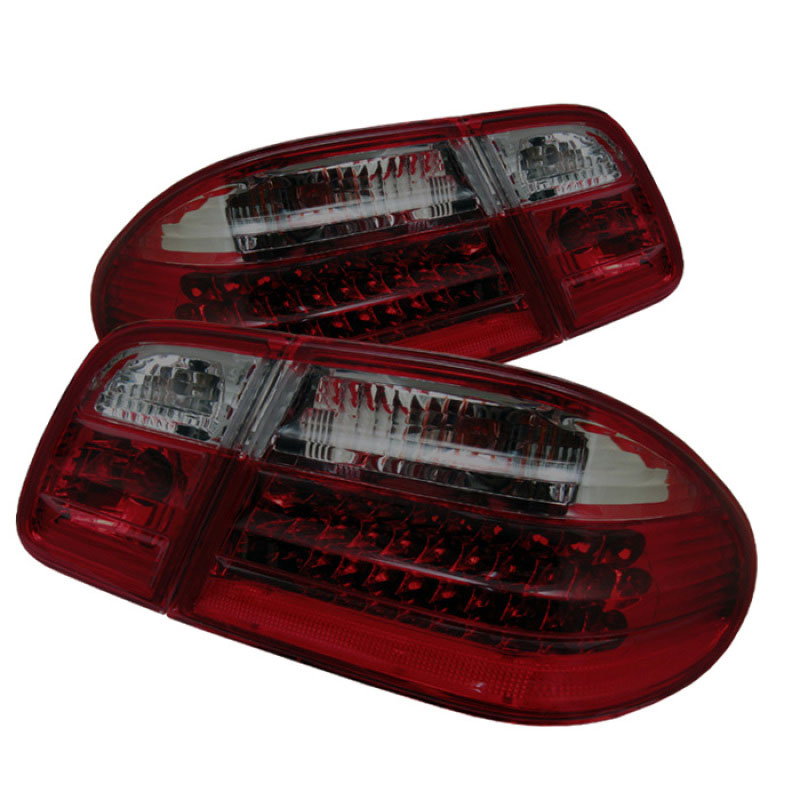 SPYDER 5020659 | xTune Mercedes Benz W210 E-Class LED Tail Lights - Red Smoke; 1996-2002