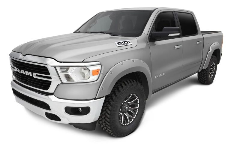 Bushwacker 5092495 | 20-22 Ram 1500 (Excl. Rebel/TRX) Pocket Style Flares 4pc - Billet Silver Metallic; 2020-2022