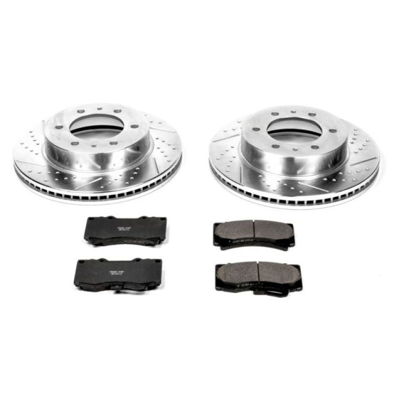 PowerStop k3035 | Power Stop 06-10 Hummer H3 Front Z23 Evolution Sport Brake Kit; 2006-2010