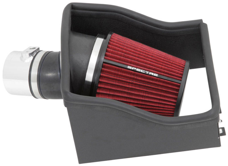 Spectre 9978 | 12-14 Ford F150 V6-3.5L F/I Air Intake Kit - Polished w/Red Filter; 2012-2014