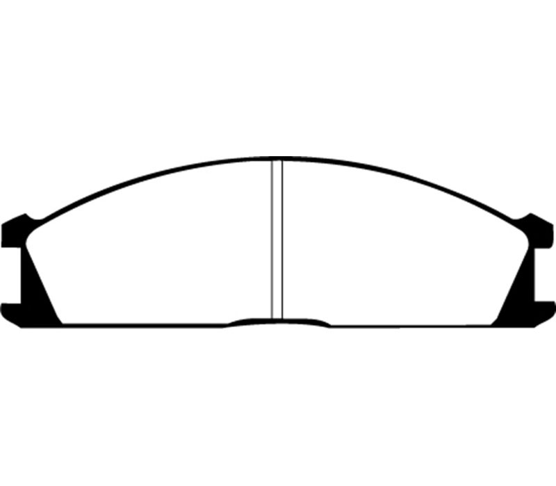 EBC ud333 | 98-04 Nissan Frontier 2.4 2WD Ultimax2 Front Brake Pads; 1998-2004