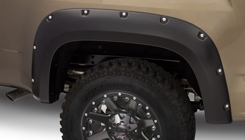 Bushwacker 40142-02 | 15-18 GMC Canyon Pocket Style Flares 2pc 5ft Bed - Black; 2015-2018