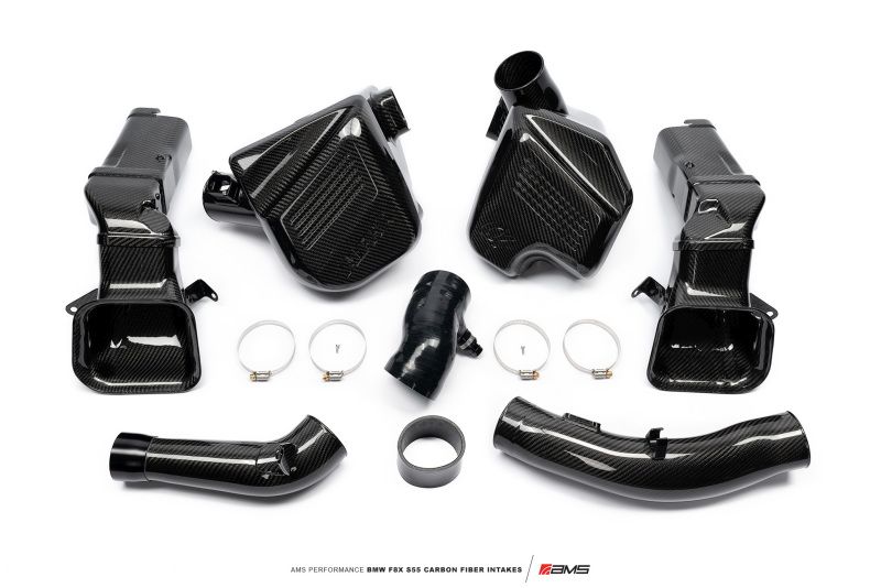 AMS ams390800011 | Performance 15-18 BMW M3 / 15-20 BMW M4 w/ S55 3.0L Turbo Engine Carbon Fiber Intake; 2015-2018