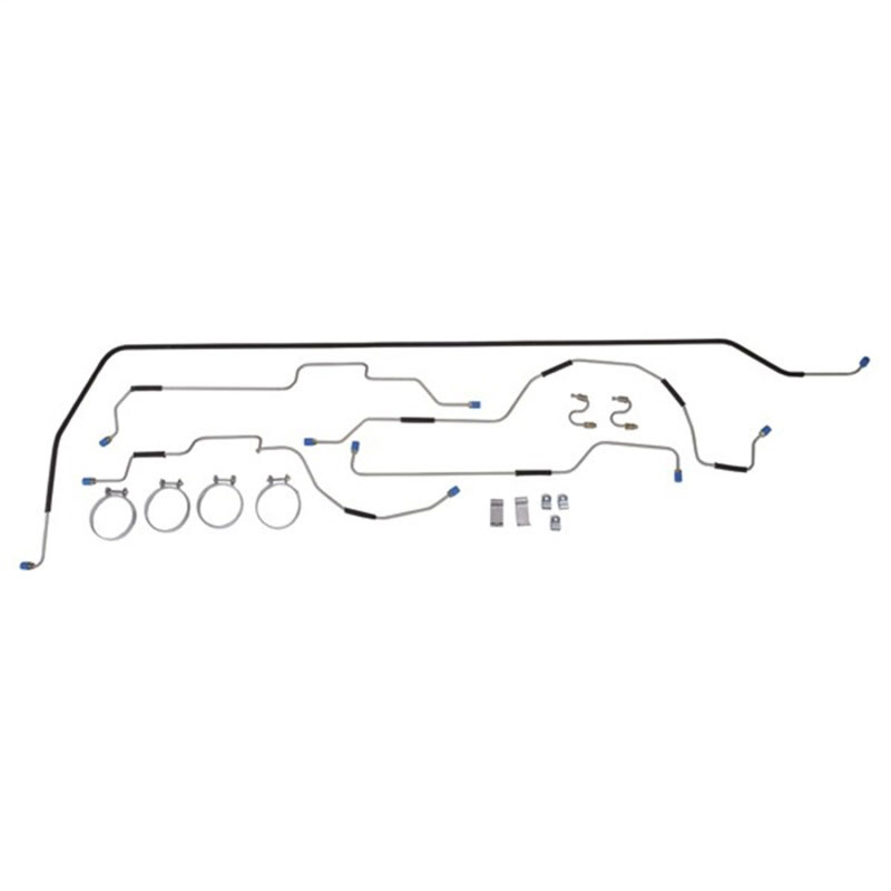 Omix 16737.02 | Full Brake Line Set 42-45 Willys MB; 1942-1945