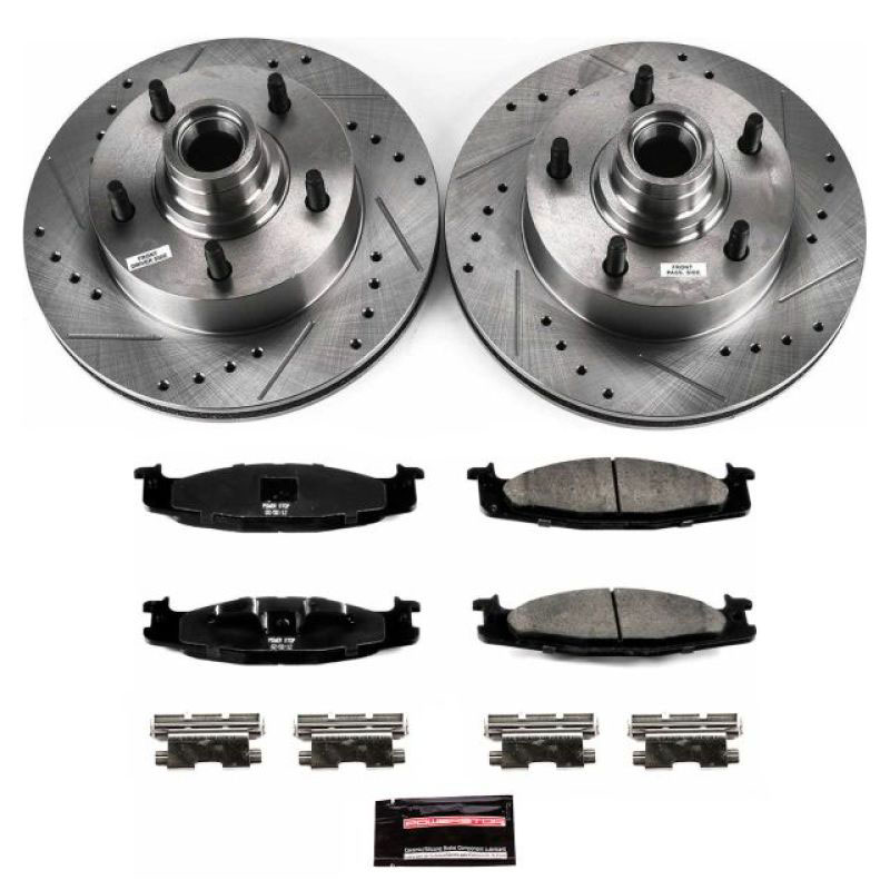 PowerStop k1832 | Power Stop 2003 Ford E-150 Front Z23 Evolution Sport Brake Kit; 2003-2015