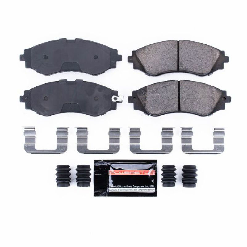 PowerStop z23-797 | Power Stop 04-11 Chevrolet Aveo Front Z23 Evolution Sport Brake Pads w/Hardware; 2004-2011