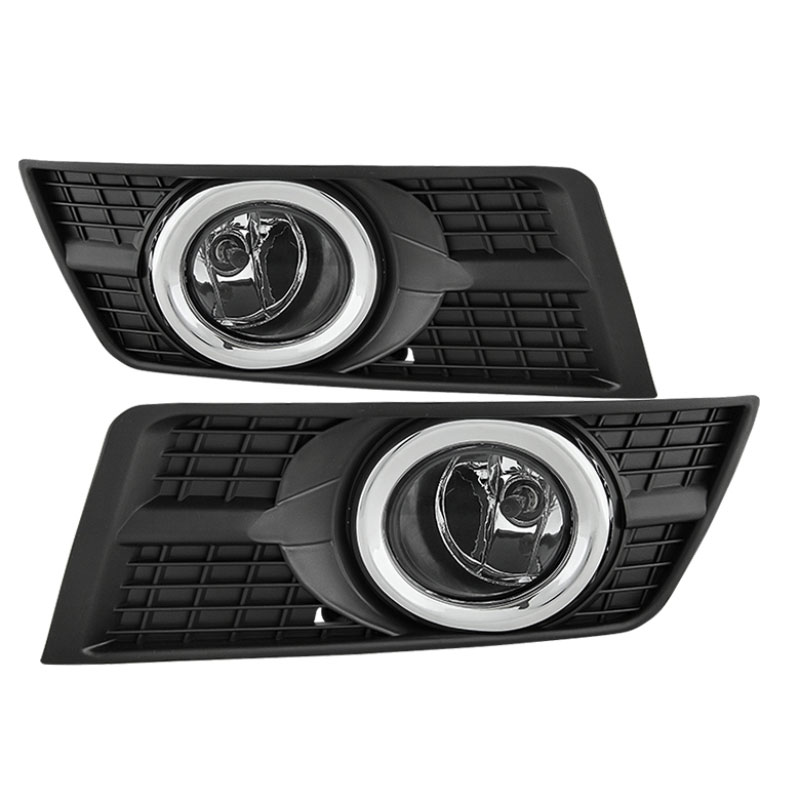 SPYDER 5080479 | Spyder Cadillac SRX OEM Style Fog Lights W/Universal Switch - Clear - (FL-CASRX10-C); 2010-2016