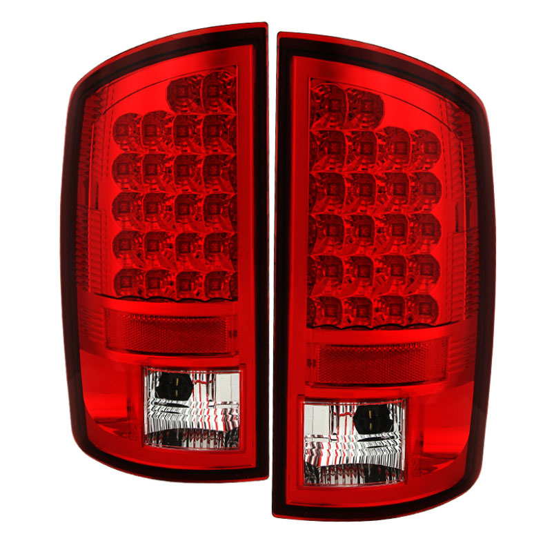 SPYDER 5002570 | Spyder Dodge Ram 3500 2500/Ram LED Tail Lights - Red Clear - (ALT-YD-DRAM02-LED-RC); 2500; 2002-2006