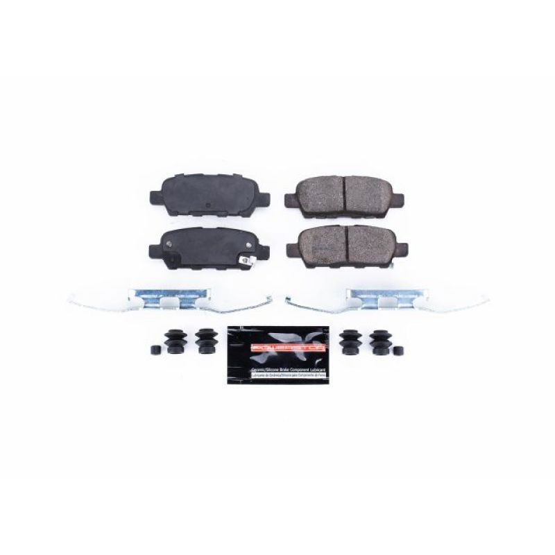 PowerStop z23-1288 | Power Stop 08-10 Infiniti EX35 Rear Z23 Evolution Sport Brake Pads w/Hardware; 2008-2010