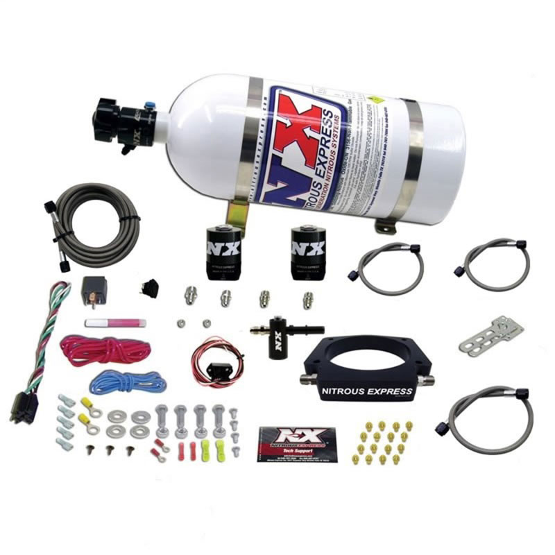 Nitrous Express 20938-10 | 2014+ Chevrolet Corvette C7 Nitrous Plate Kit (50-300HP) w/10lb Bottle; 2014-2019