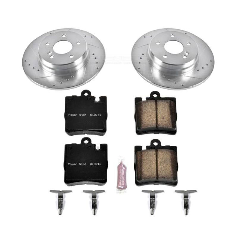 PowerStop k6698 | Power Stop 03-05 Mercedes-Benz C240 Rear Z23 Evolution Sport Brake Kit; 2003-2005