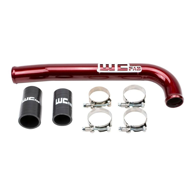 Wehrli wcf100678-red | 03-09 Dodge 5.9L/6.7L Cummins (Non-Twin CP3) Upper Coolant Pipe - WCFab Red; 2003-2009