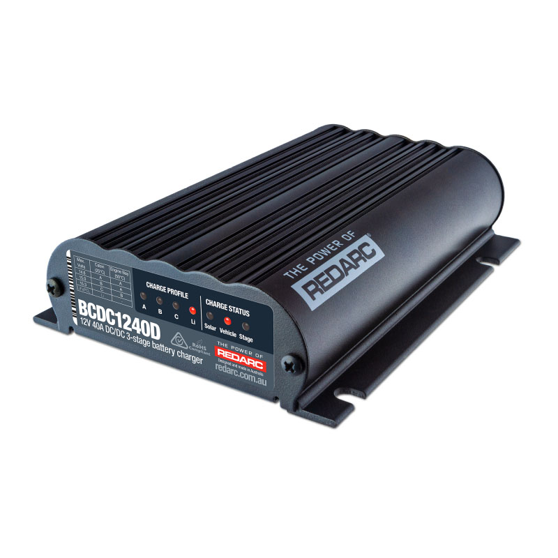 Redarc bcdc1240d | REDARC DC/DC Dual Input In-Vehicle Battery Charger - 12V 40A; 2012-2012