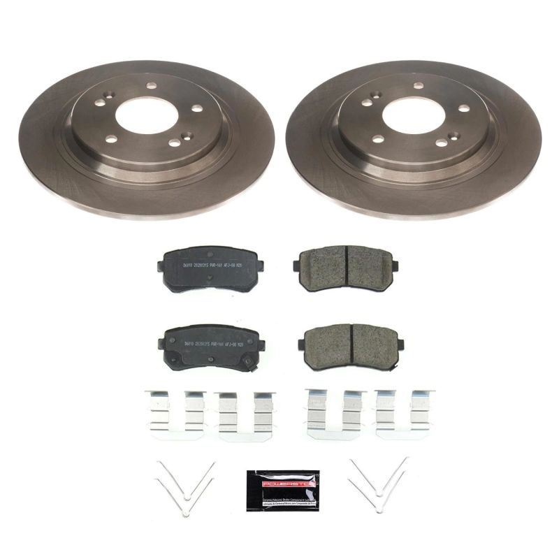 PowerStop koe8306 | Power Stop 18-20 Hyundai Kona Rear Autospecialty Brake Kit; 2018-2020