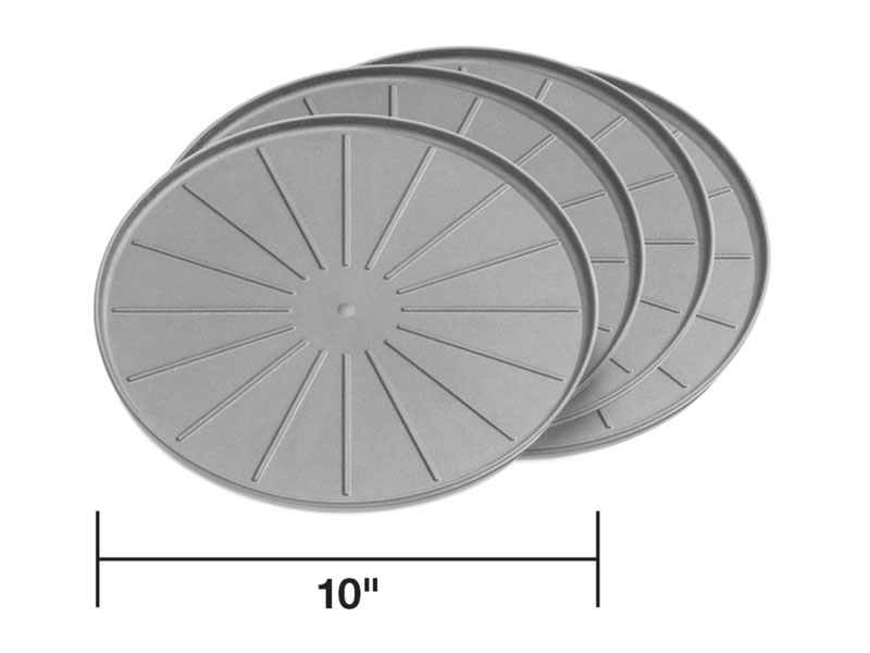 WeatherTech 8a10cstgr | Round Coaster Set - Grey - Set of 10