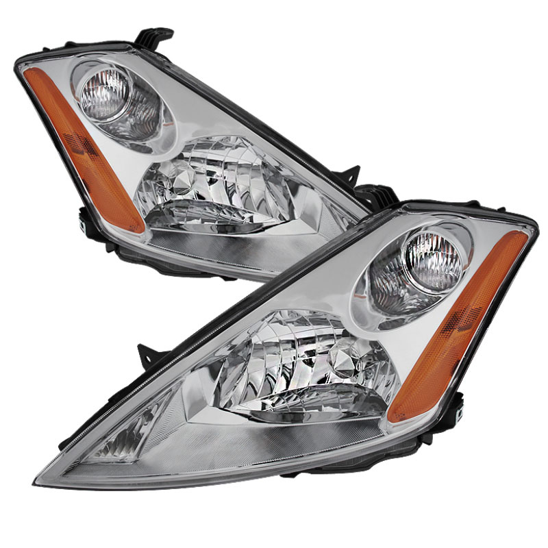 SPYDER 9023606 | Xtune Nissan Murano 03-07 (Not Hid Model) Crystal Headlights Chrome HD-JH-NMU03-AM-C; 2003-2007