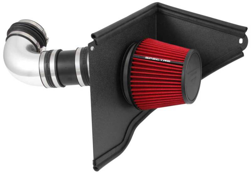 Spectre 9017 | 08-09 Pontiac G8 V8-6.0/6.2L F/I Air Intake Kit - Polished w/Red Filter; 2008-2009