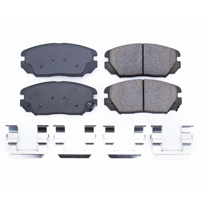 PowerStop 171125 | Power Stop 06-11 Hyundai Azera Front Z17 Evolution Ceramic Brake Pads w/Hardware; 2006-2011