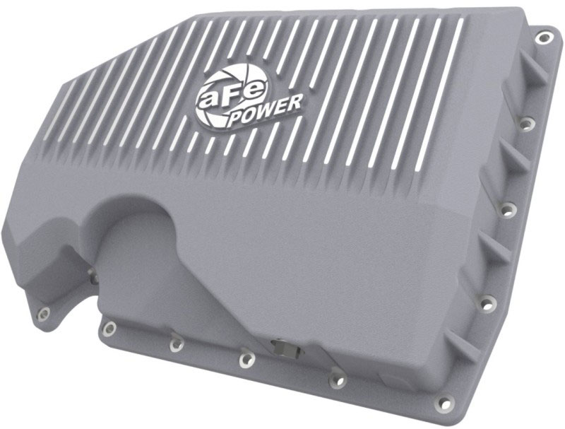 aFe 46-71240a | 05-19 VW 1.8L/2.0L w/o Oil Sensor Engine Oil Pan Raw POWER Street Series w/ Machined Fins; 2005-2019