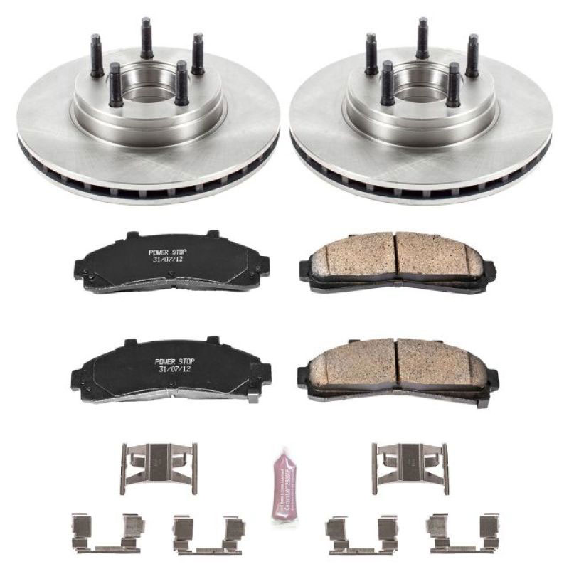 PowerStop koe5081 | Power Stop 95-97 Ford Ranger Front Autospecialty Brake Kit; 1995-1997