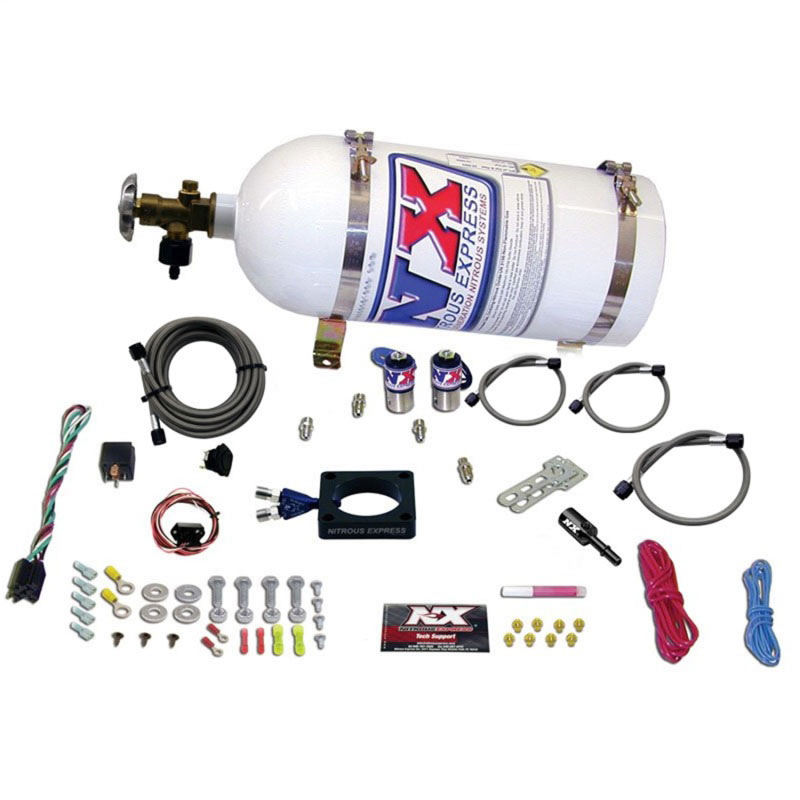 Nitrous Express 20941-10 | 13-16 Dodge Dart 1.4L Turbo Nitrous Plate Kit (35-100HP) w/10lb Bottle; 2013-2016