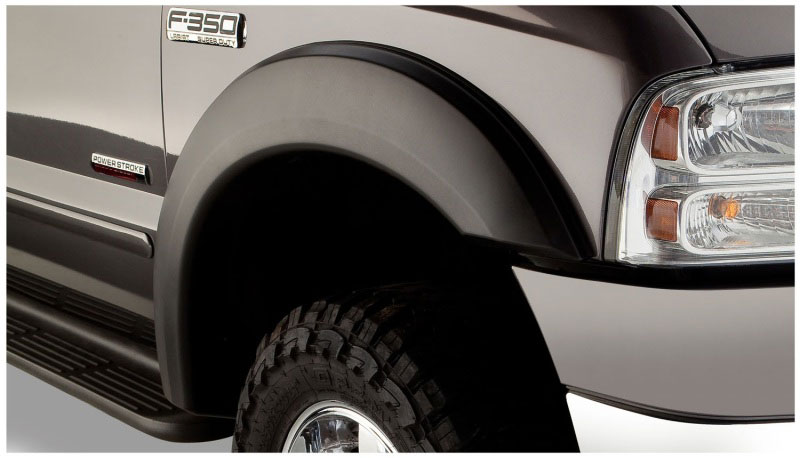 Bushwacker 20075-02 | 99-07 Ford F-250 Super Duty Extend-A-Fender Style Flares 2pc - Black; 1999-2007