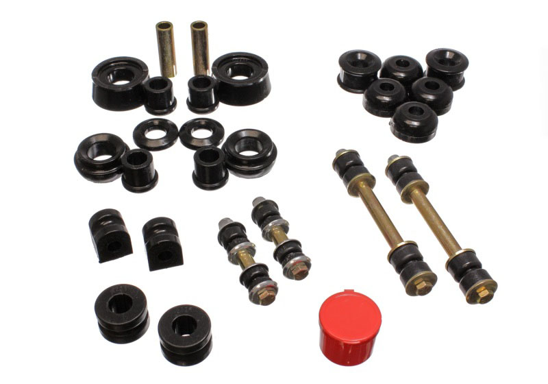 Energy Suspension 5.18111g | 00-05 Dodge Neon FWD Black Hyper-flex Master Bushing Set; 2000-2005