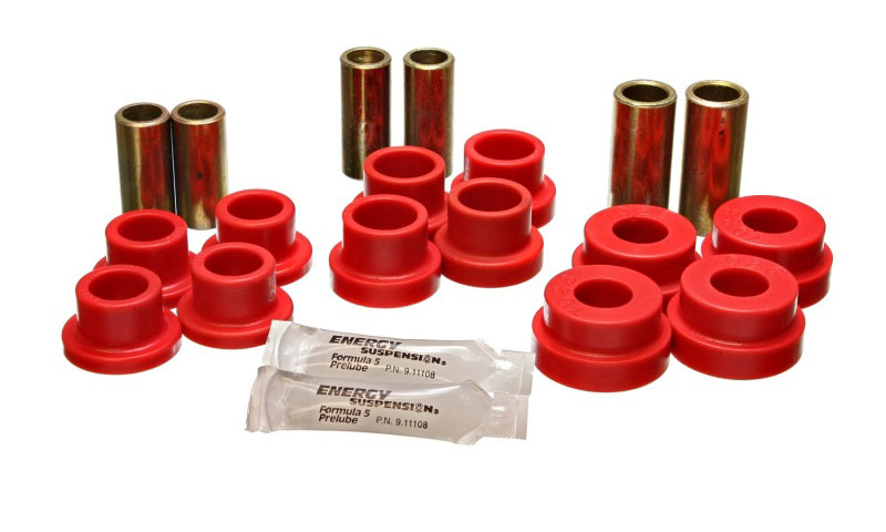 Energy Suspension 12.3101r | 64-75 BMW 2002 Red Front Control Arm Bushing Set; 1964-1975