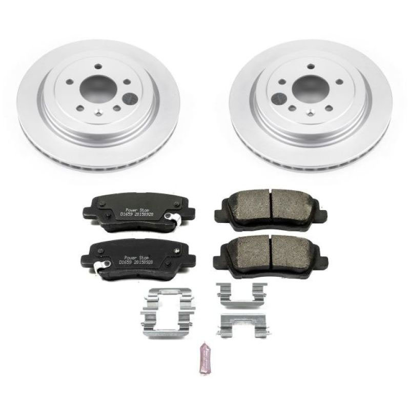 PowerStop crk6385 | Power Stop 13-15 Cadillac ATS Rear Z17 Evolution Geomet Coated Brake Kit; 2013-2015