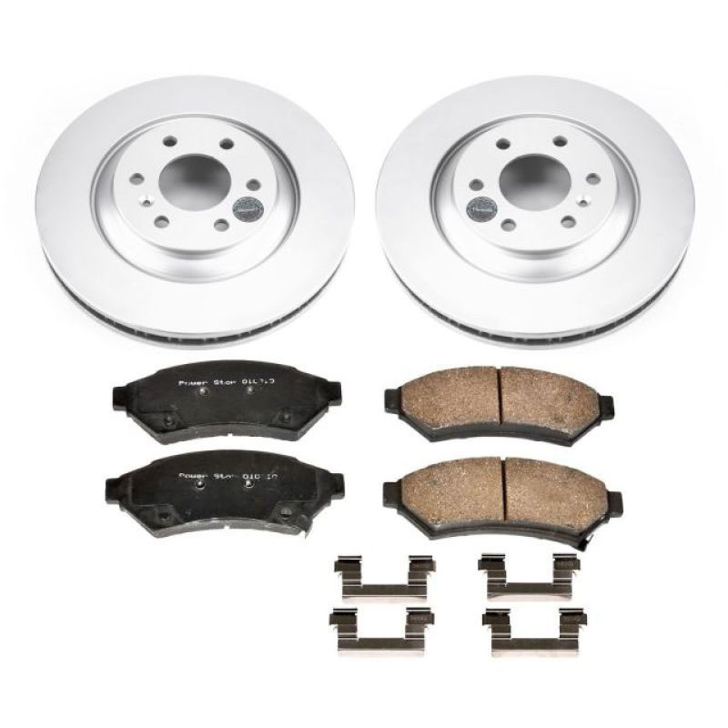 PowerStop crk6802 | Power Stop 14-17 Mobility Ventures MV-1 Front Z17 Evolution Geomet Coated Brake Kit